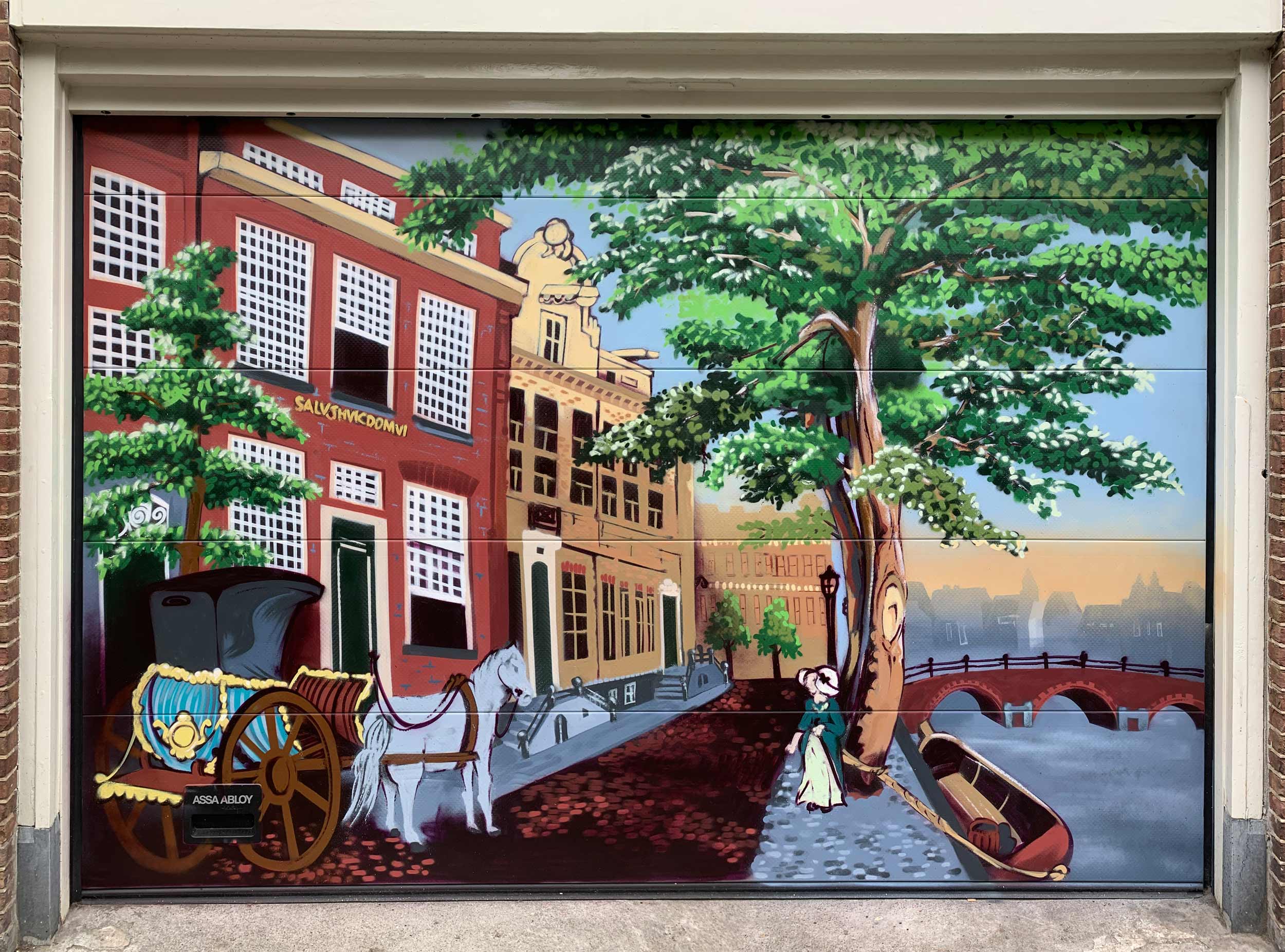 Amsterdam-style street art mural, 3d street art in Quito